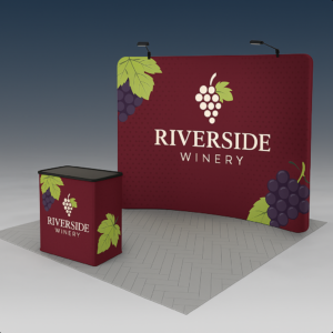 10 Foot Curved Booth Bundle
