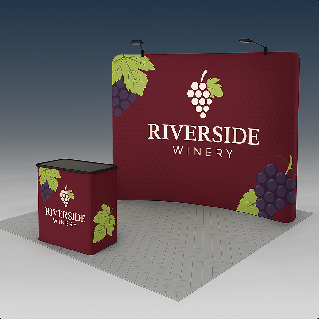 10 Foot Curved Booth Bundle