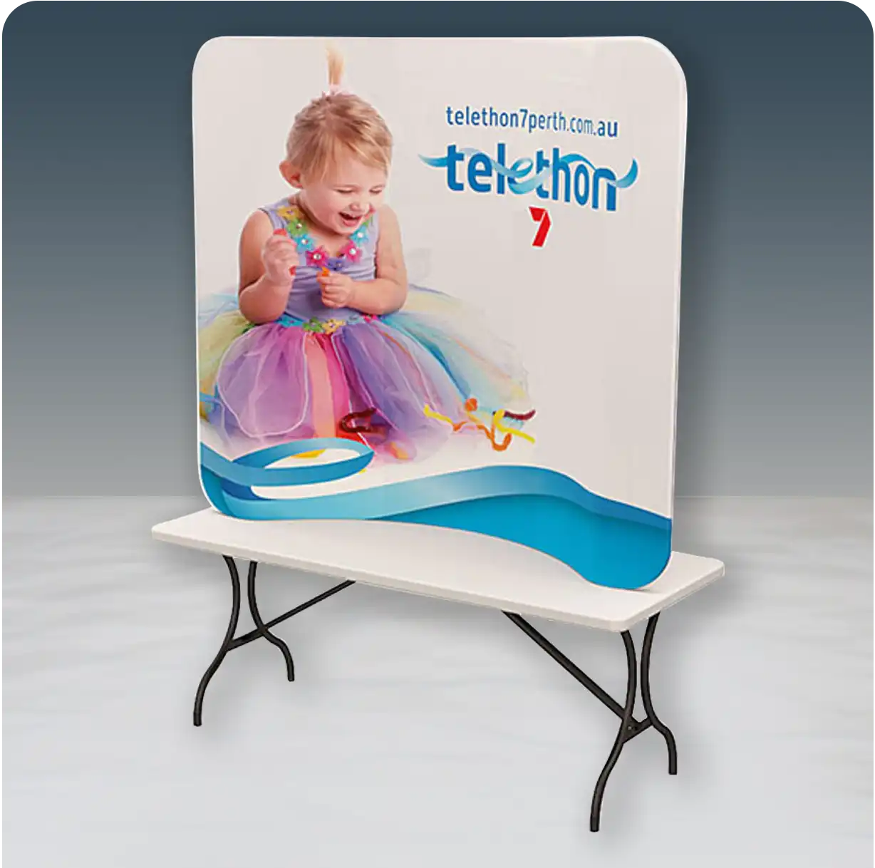 Curved Tension Fabric Display