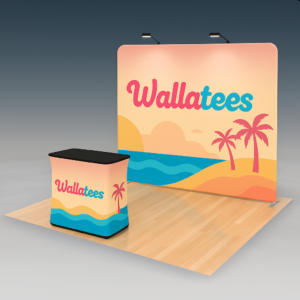 8 Foot Straight Booth Bundle