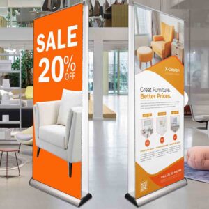 Double Sided Retractable Banner Stand